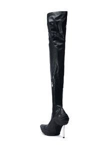 Sisoras AZALEA WANG MCARTNEY STRETCH BLACK STILETTO BOOT