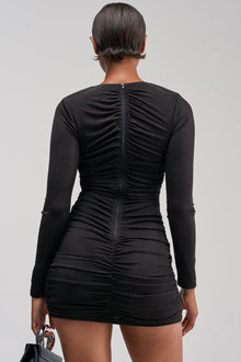 GIRLS NIGHT OUT MINI DRESS IN BLACK