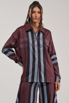 LUXURY LIFE PLAID BUTTON DOWN