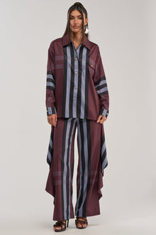 LUXURY LIFE PLAID BUTTON DOWN