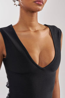 MIDNIGHT LACES CORSET MIDI DRESS