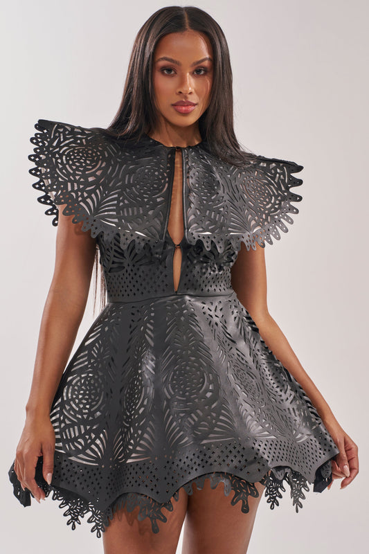 URBAN EDGE MINI COLLARED DRESS