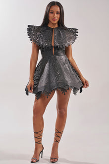 URBAN EDGE MINI COLLARED DRESS