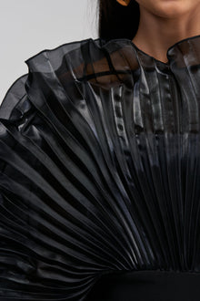 BY THE SEA SHORE BANDAGE MIDI DRESS IN BLACK