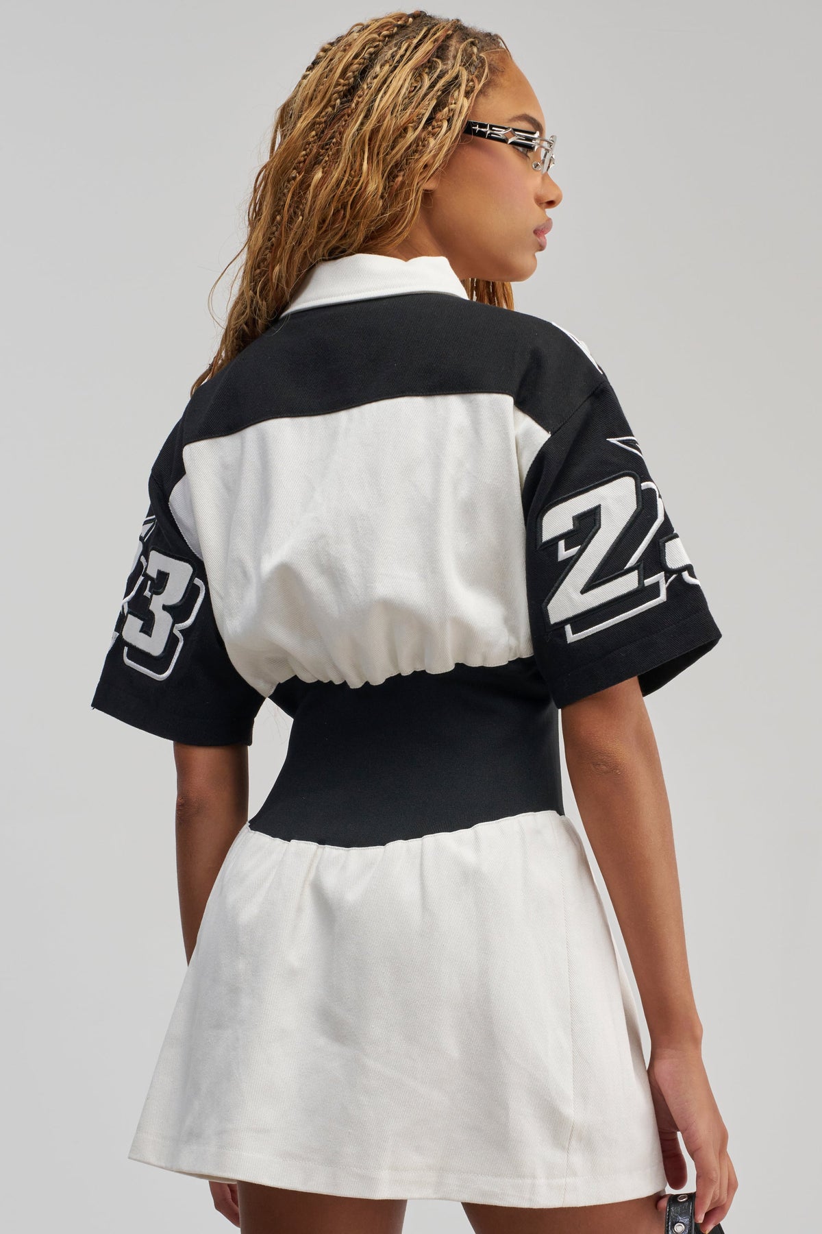 OFFICIALLY YOURS COLORBLOCK MINI DRESS