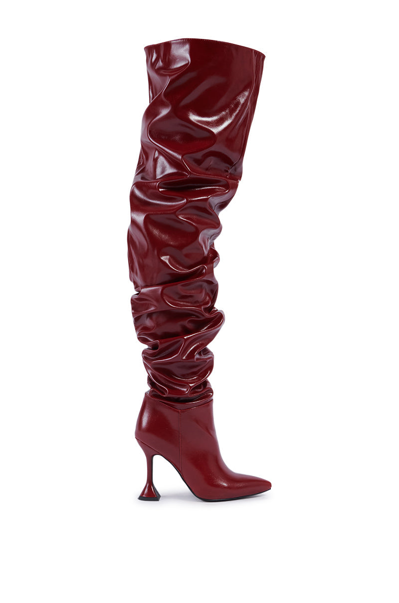 Sisoras AZALEA WANG STEPHAN BURGUNDY BOOT