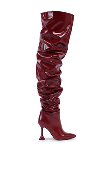 Sisoras AZALEA WANG STEPHAN BURGUNDY BOOT