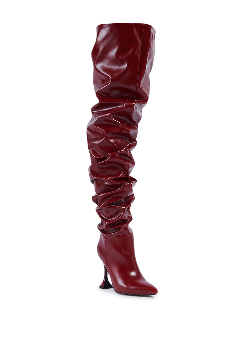 Sisoras AZALEA WANG STEPHAN BURGUNDY BOOT