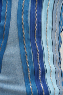 DID IT AGAIN DENIM MINI DRESS IN MULTI
