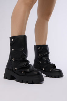 Sisoras AZALEA WANG BHARTI BLACK SNAP BOOTIE