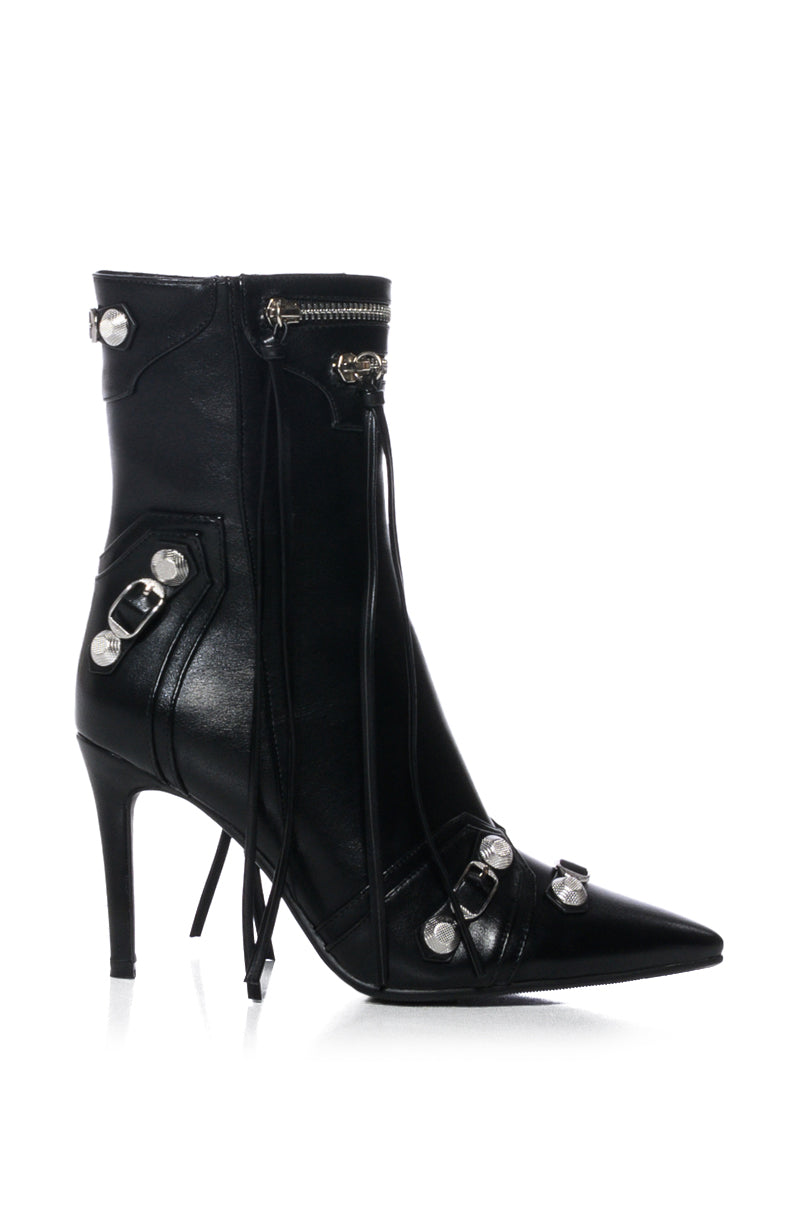Sisoras AZALEA WANG BROOKLYN BABY STILETTO BOOTIE IN BLACK