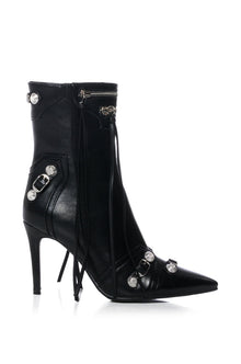 Sisoras AZALEA WANG BROOKLYN BABY STILETTO BOOTIE IN BLACK