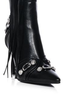 Sisoras AZALEA WANG BROOKLYN BABY STILETTO BOOTIE IN BLACK