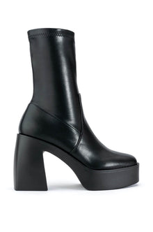 Sisoras AZALEA WANG DANIELLE CHUNKY BOOTIE WITH 4 WAY STRETCH IN BLACK STRETCH
