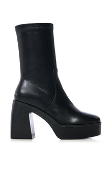 Sisoras AZALEA WANG DANIELLE CHUNKY BOOTIE WITH 4 WAY STRETCH IN BLACK STRETCH