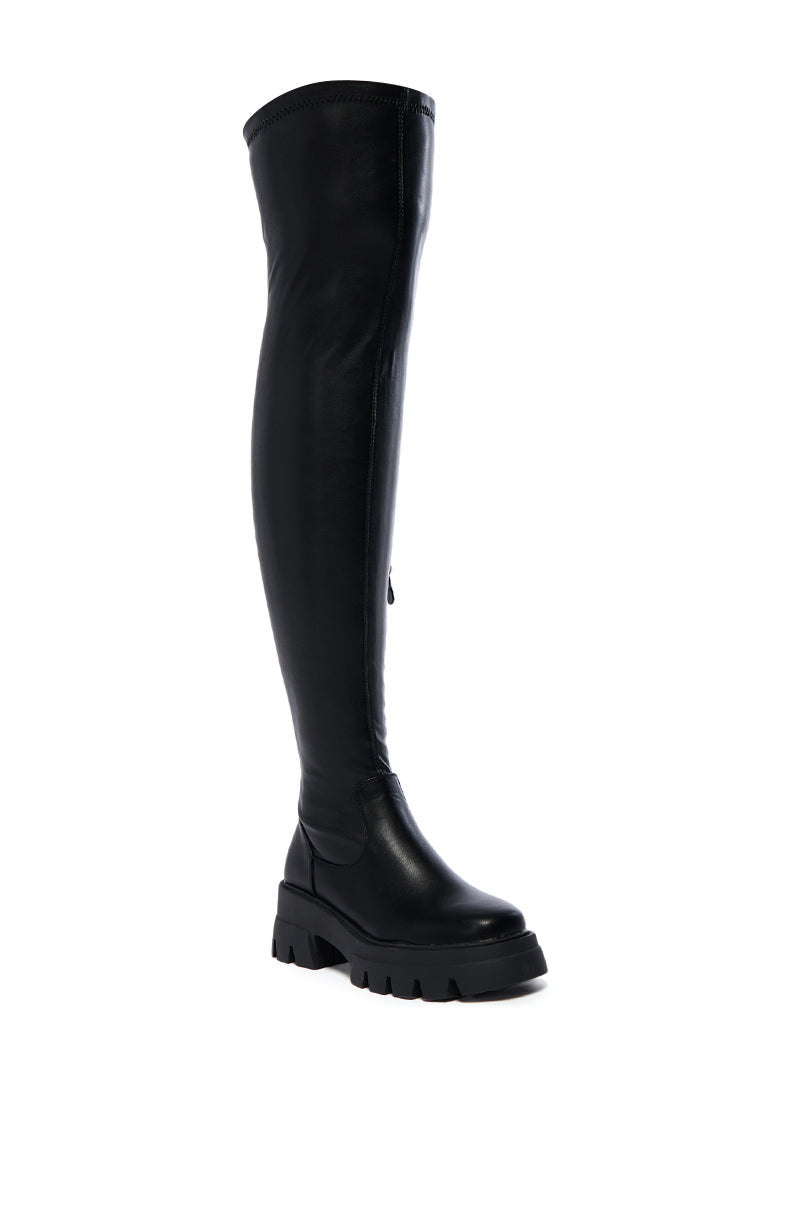 Sisoras AZALEA WANG LIVINIA BLACK OVER THE KNEE BOOT