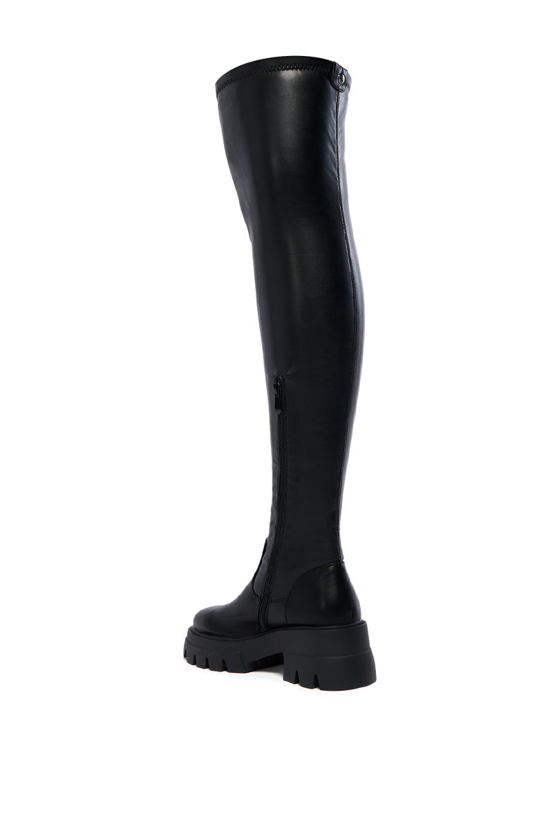 Sisoras AZALEA WANG LIVINIA BLACK OVER THE KNEE BOOT