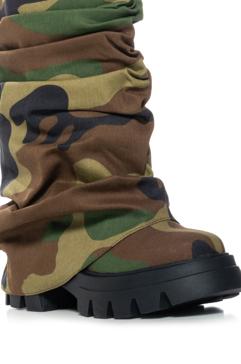 Sisoras AZALEA WANG MATE CAMO BOOT
