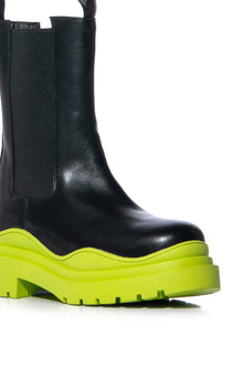 Sisoras AZALEA WANG ONLY IN MY DREAMS FLATFORM BOOTIE IN LIME