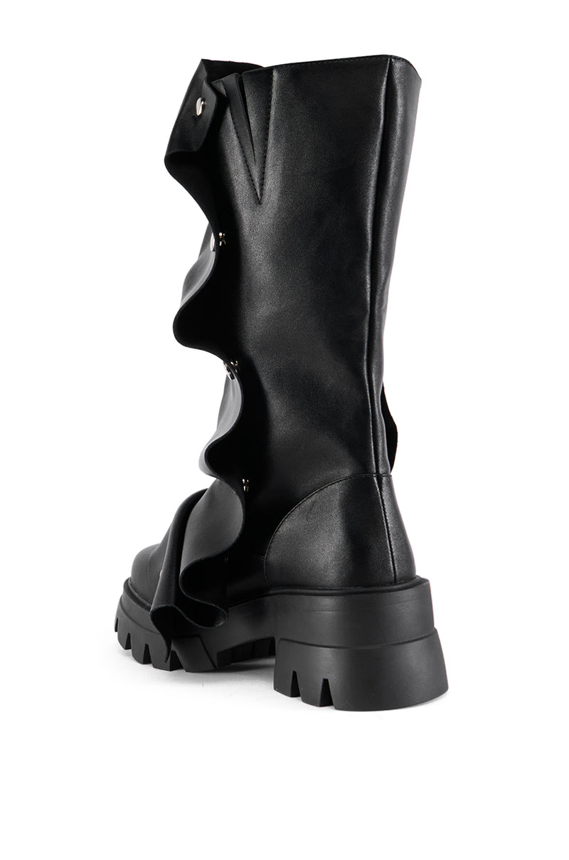 Sisoras AZALEA WANG SYBEL BUTTON FLAT BOOTIE
