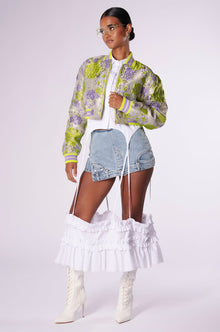 KYLA BROCADE BOMBER