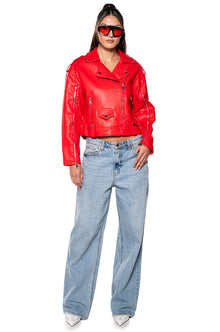 Sisoras NEW AUSSY PU MOTO JACKET