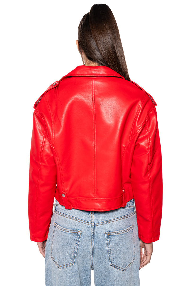 Sisoras NEW AUSSY PU MOTO JACKET