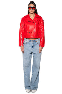 Sisoras NEW AUSSY PU MOTO JACKET