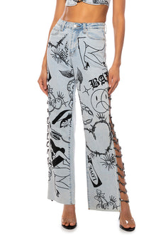 NEW INK RELAXED DENIM JEANS