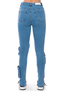 Sisoras ONE STEP AT A TIME SKINNY CARGO JEANS