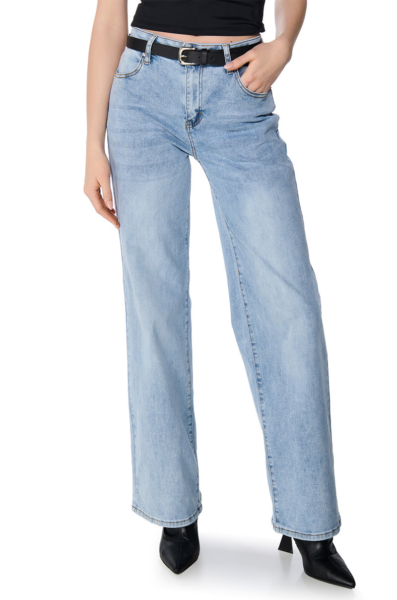 Sisoras PERFECT FIT EVERYDAY WIDE LEG DENIM