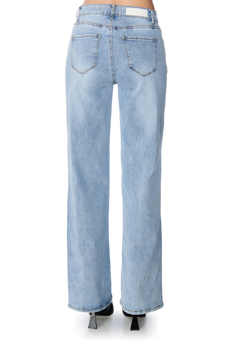 Sisoras PERFECT FIT EVERYDAY WIDE LEG DENIM