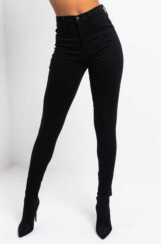 Sisoras REBECCA ULTRA HIGH RISE SKINNY IN BLACK