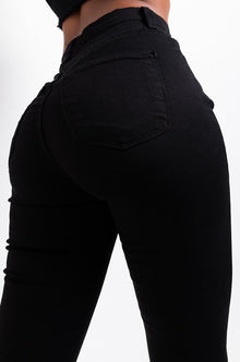 Sisoras REBECCA ULTRA HIGH RISE SKINNY IN BLACK